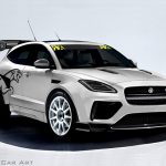 Digital Car Render Illustration Jaguar epace