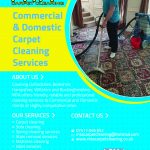 Flyer Design Carpet Cleaning Service Oxfordshire