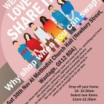 Poster Design Clothes Swap Shop Wantage