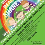 Poster Design Childrens Swap Shop Wantage