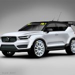 Digital Car Render Illustration Volvo XC40